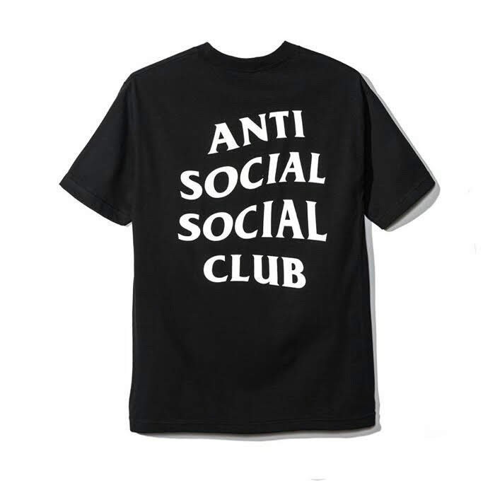 Áo thun form rộng  nam nữ unisex, màu đen, tay lỡ, oversize Anti Social Social Club | Lee Hoàng Group