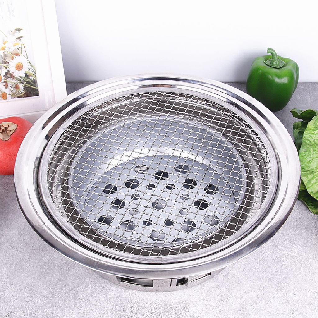 Bếp nướng than hoa âm bàn giá rẻ chất liệu inox cao cấp cho quán lẩu nướng than hoa