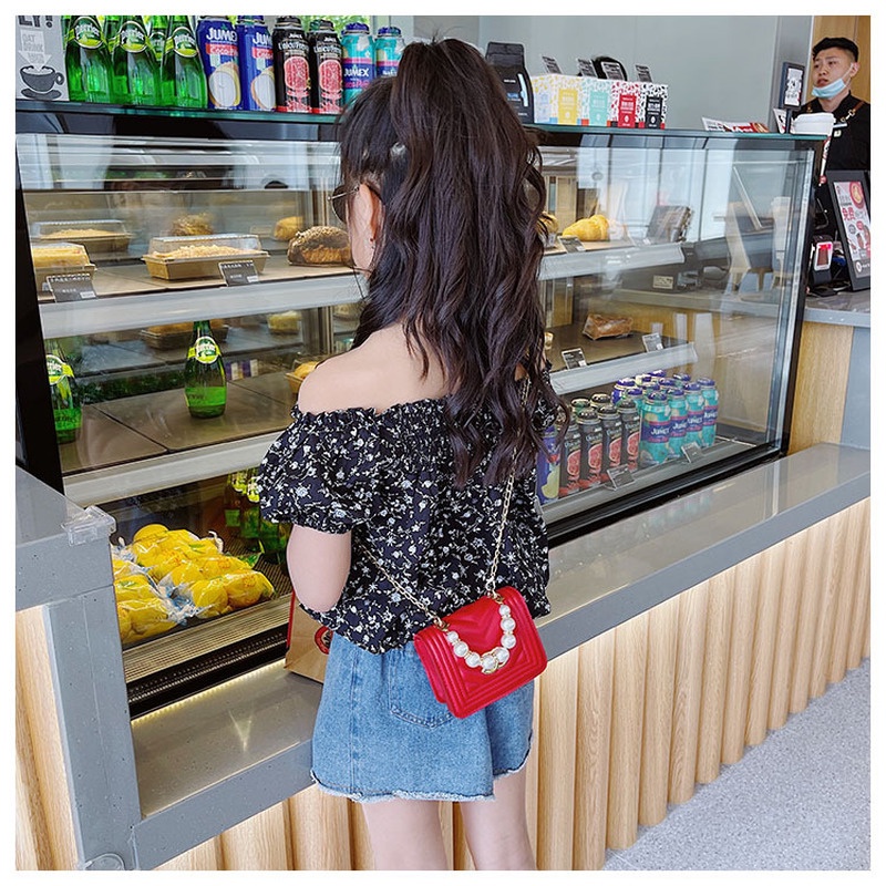 Túi Xách Đeo Vai Phong Cách Phương Tây Thời Trang Mới Cho Bé Gái