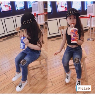 Quần jean bé gái