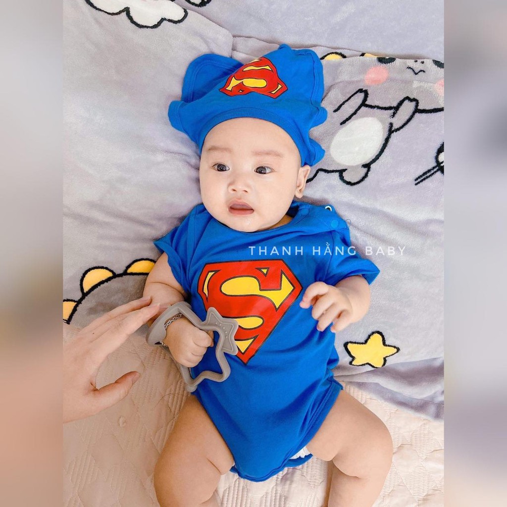 Body Bé Trai, Bodysuit Cho Bé Thanh Hằng Baby 3 Đến 11 Kg