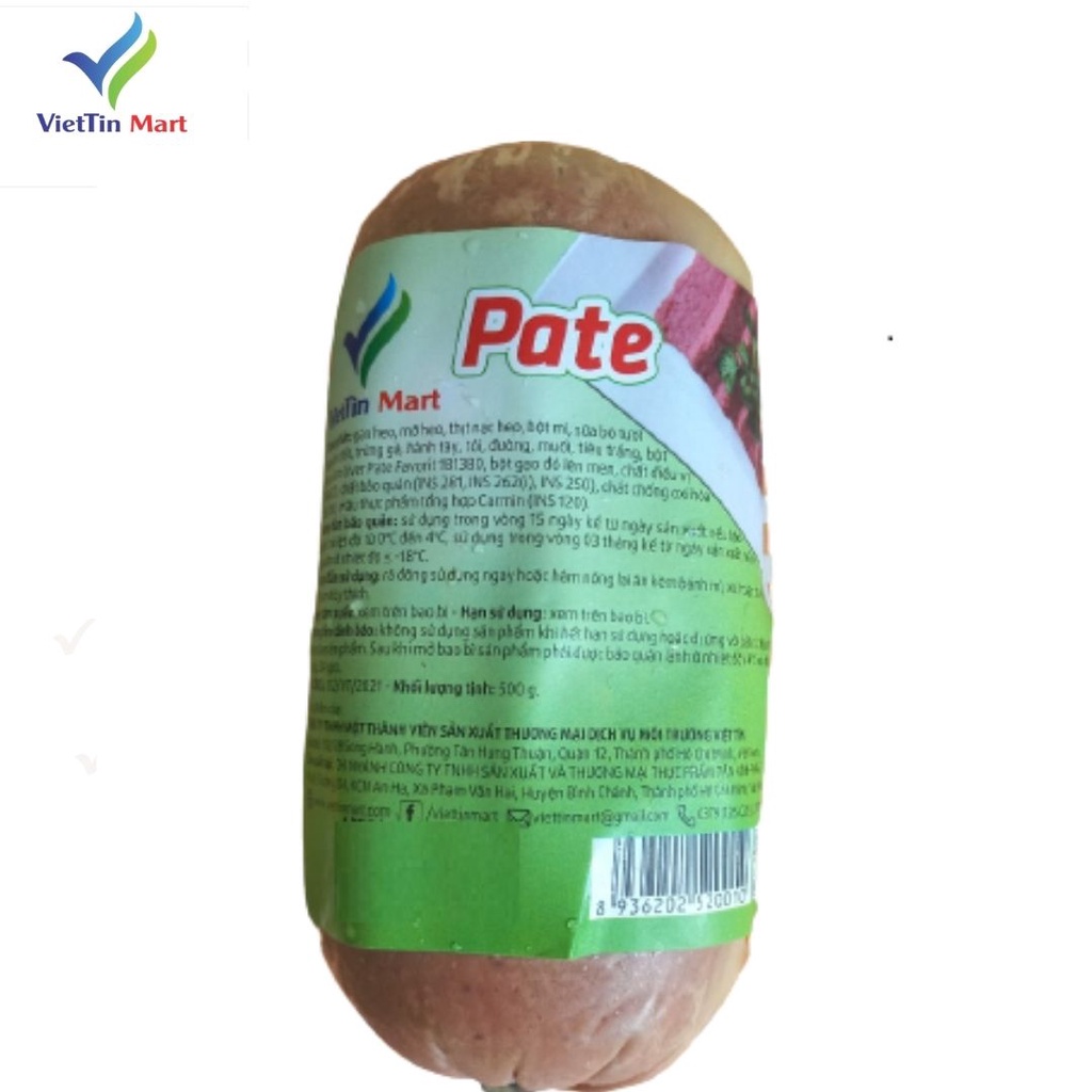 Pate VIETTIN MART 500GR Chỉ Giao HCM