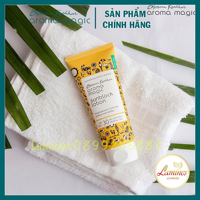 Kem Chống Nắng Aromamagic Cho Da Thường Và Da Hỗn Hợp SPF30 | Aroma Magic Sunblock Lotion 100gr