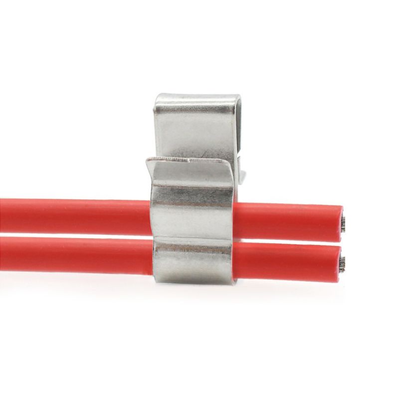 Set 50 Kẹp Cáp PV Bằng Thép Không Gỉ Sử Dụng Năng Lượng Mặt Trời