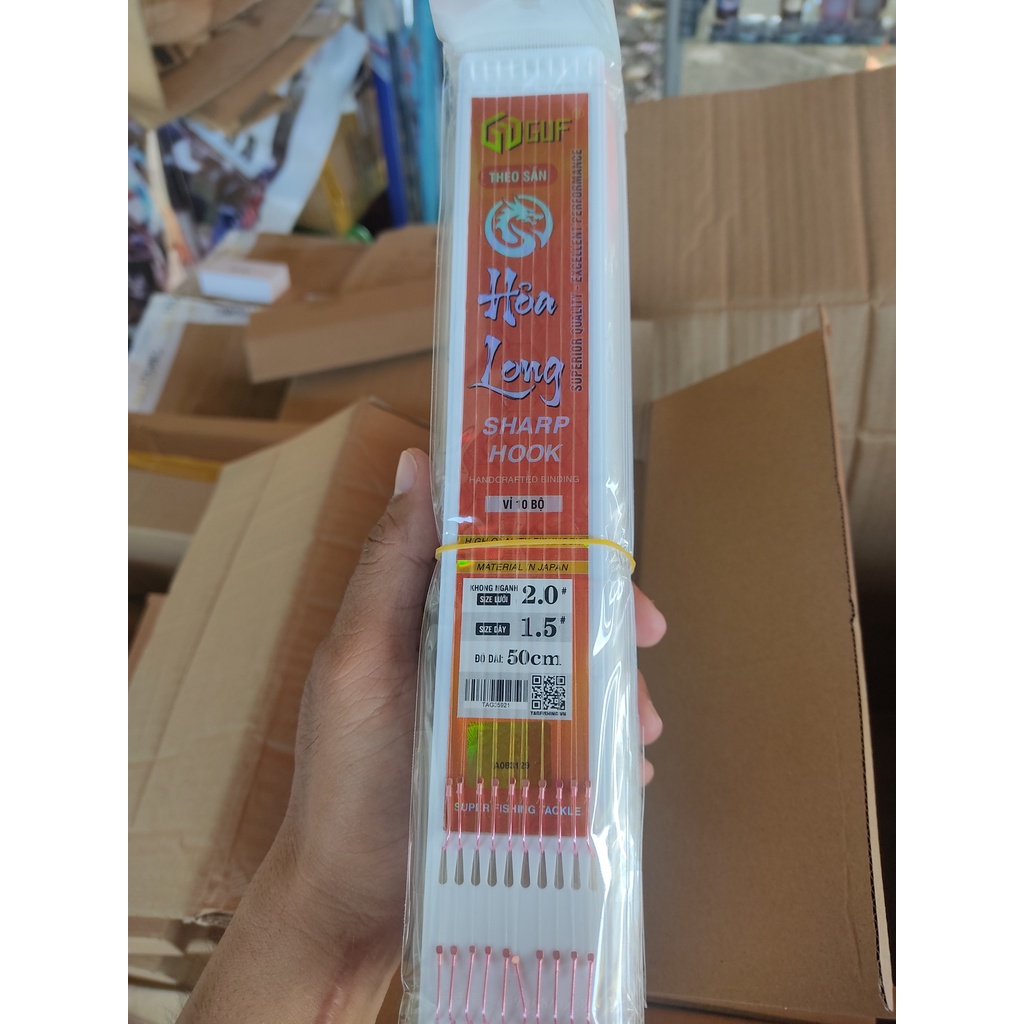 THẺO LÀM SẴN KHÔNG NGẠNH HỎA LONG - SIZE DÂY 1.0, 1.2, 1.5