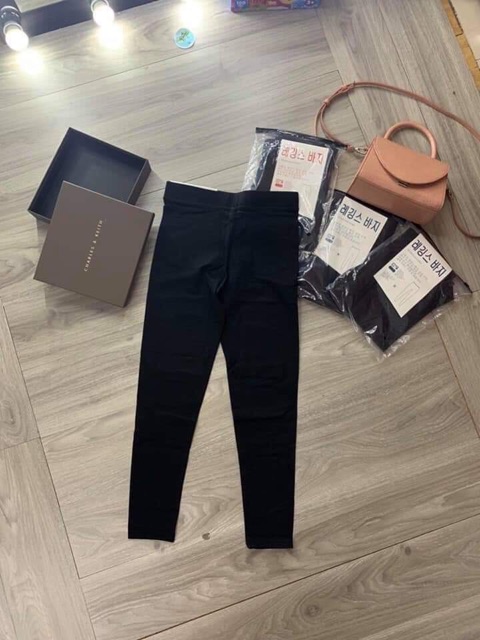 Quần legging hàn cạp cao