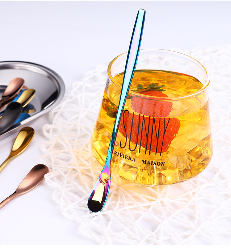 Muỗng Khuấy Bằng Thép Không Gỉ 304 Phong Cách Nhật Bản