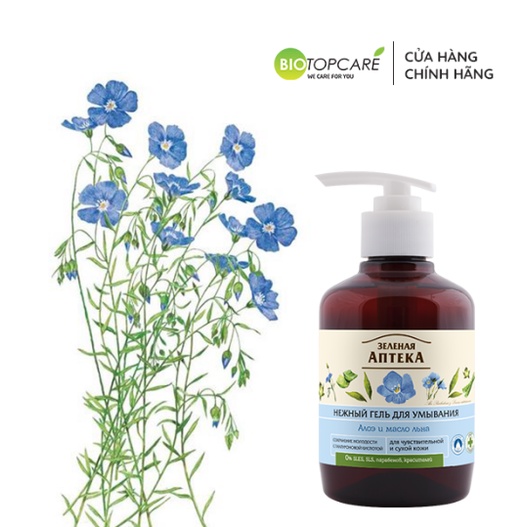 Gel Rửa Mặt Zelenaya Apteka Dành Cho Da Khô & Da Nhạy Cảm 270ml - TN073