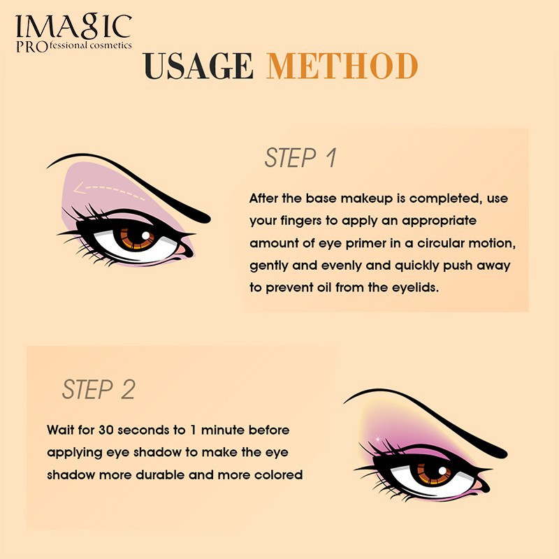 Kem Lót Trang Điểm Mắt IMAGIC EY-337 Lâu Trôi Chống Nước Có 4 Màu Tùy Chọn 0.41g | BigBuy360 - bigbuy360.vn