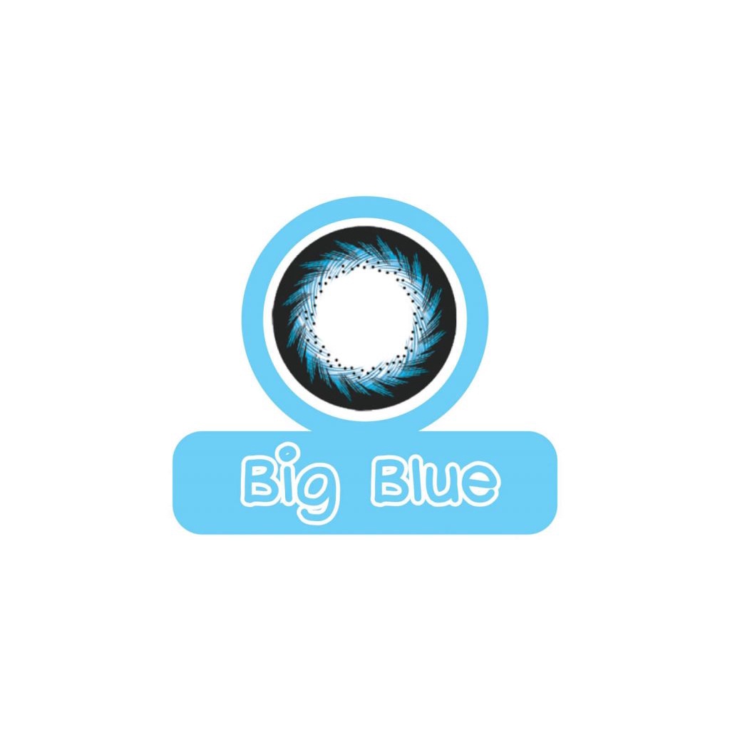 Kính áp tròng màu Maxim Colors Big Blue Hàn Quốc có độ ( 0.00 - 9.00)