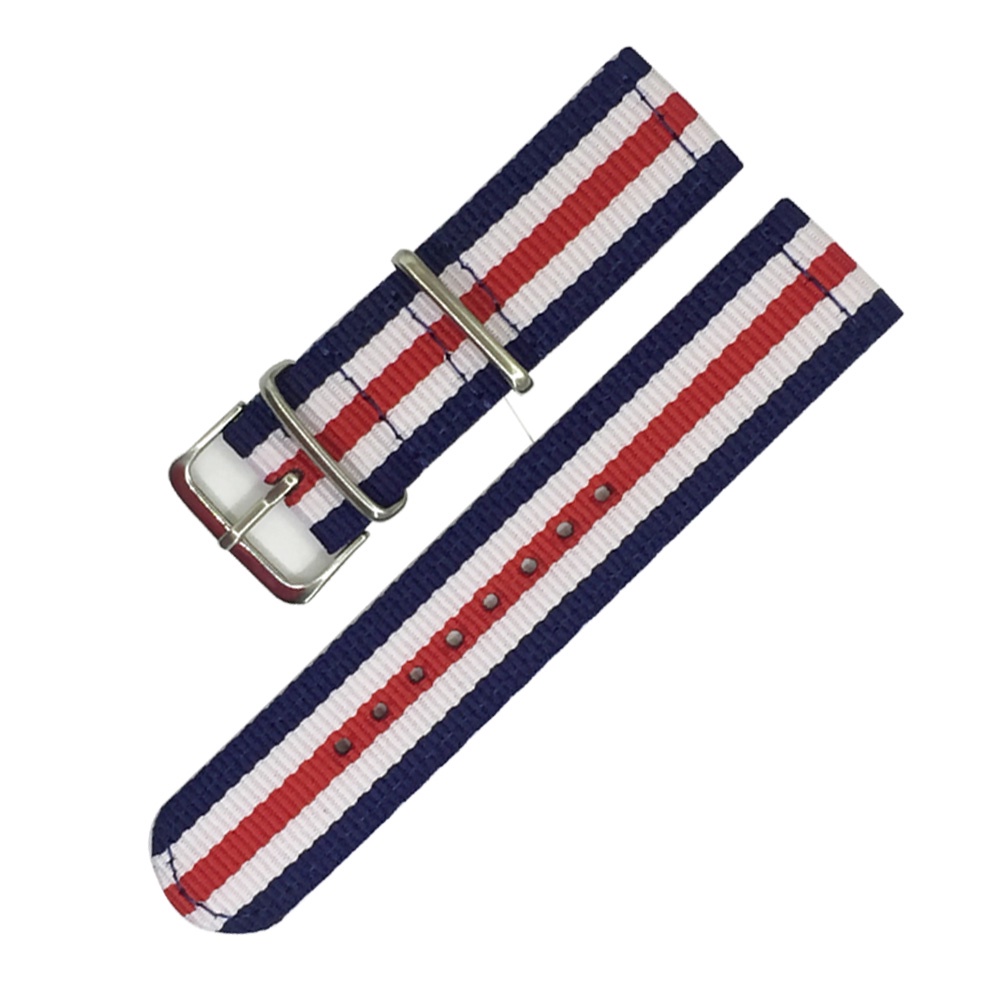 Dây Đeo Vải Canvas 18mm 20mm 22mm 24mm Chuyên Dụng Cho Đồng Hồ Đeo Tay