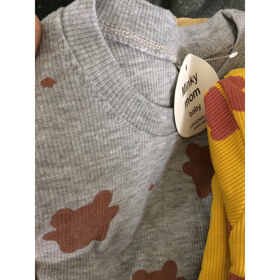 Bộ len Minki mom Baby chất cực đẹp cho bé