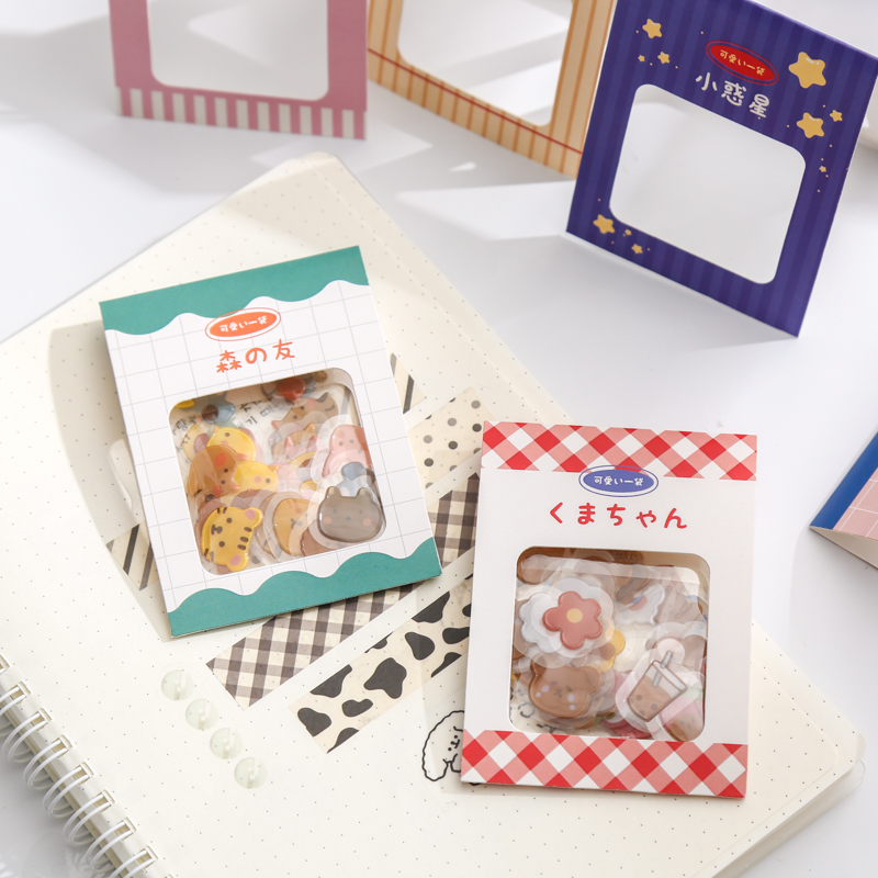 Set 36 / 40 Tờ Sticker Dùng Trang Trí Sổ Lưu Niệm