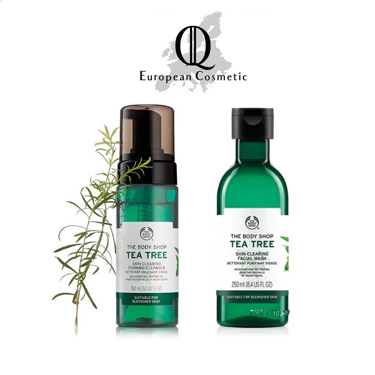 Sữa rửa mặt da dầu mụn Tea Tree The Body shop