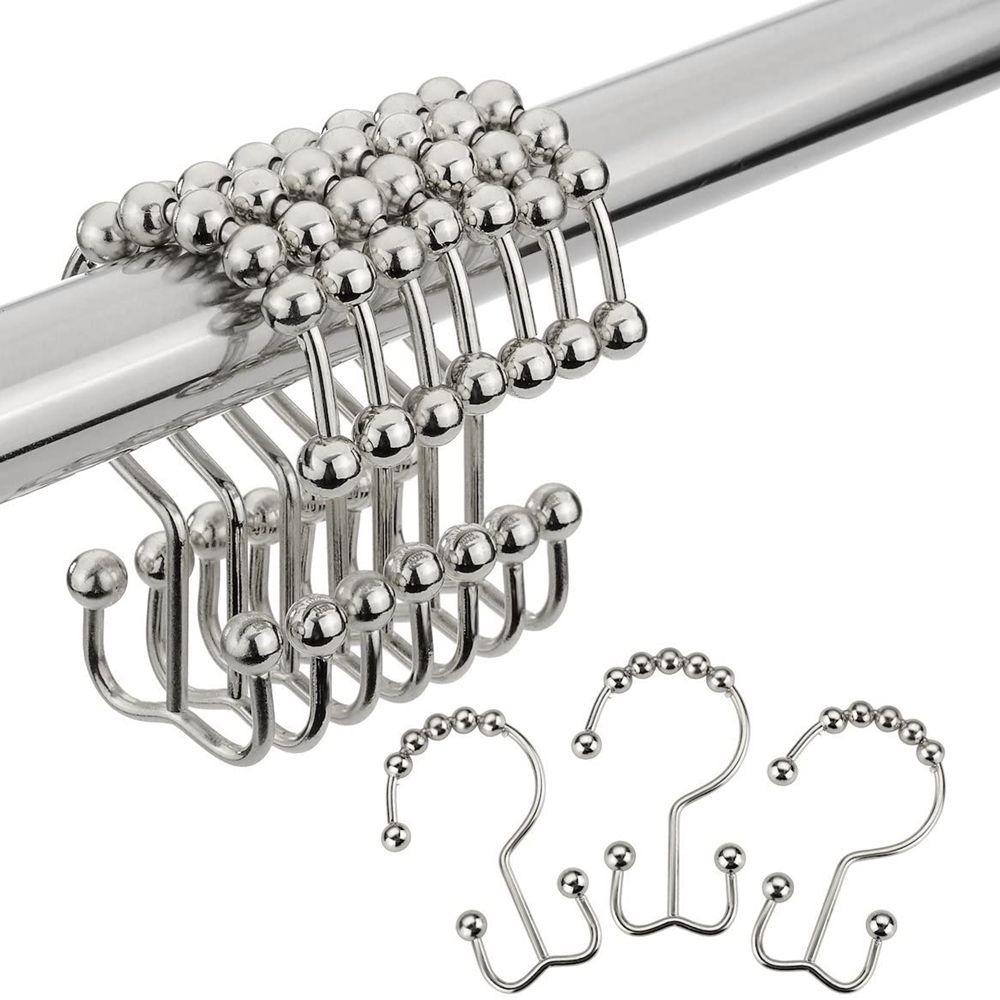 Set 12 Móc Treo Rèm Cửa Chống Gỉ Sét Tiện Dụng Chất Lượng Cao