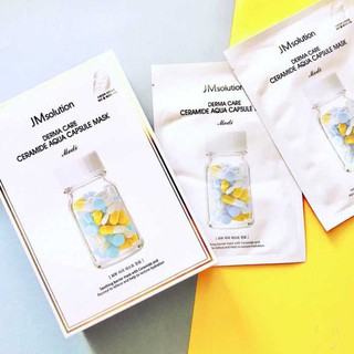 Mặt Nạ Giấy Dưỡng Da JMSolution Derma_Care_Ceramide_Aqua Capsule Mask