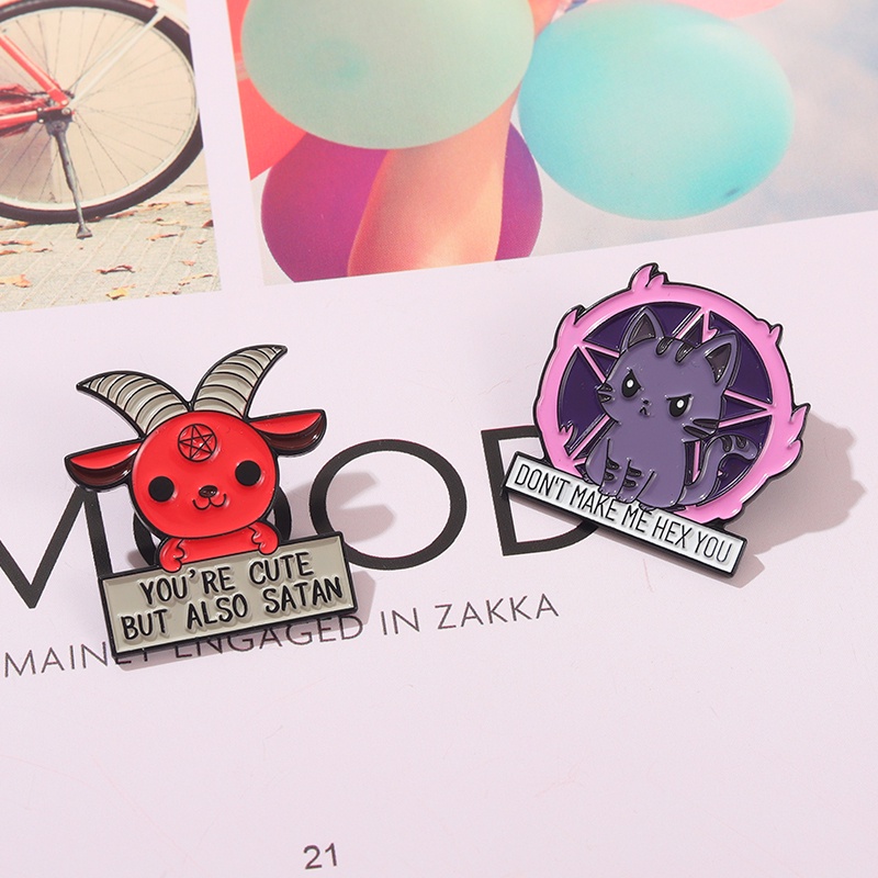 Ghim cài áo hình chú mèo dễ thương thích hợp cho nữ