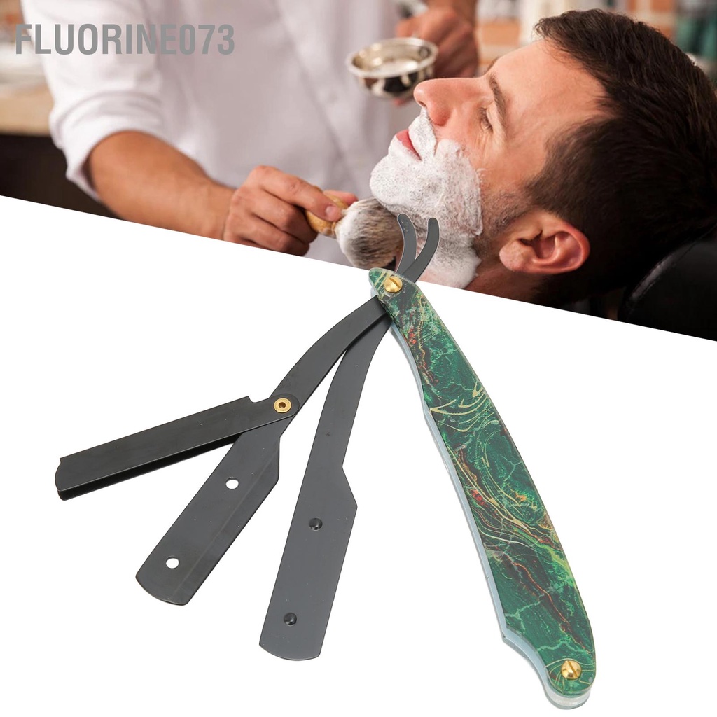 Người giữ dao cạo cạnh thẳng đàn ông Di động bằng thép không gỉ An toàn tay Máy râu Giá đỡ để chải lông mặt