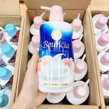 Sữa tắm Bouncia xanh 550ml (mã mới)