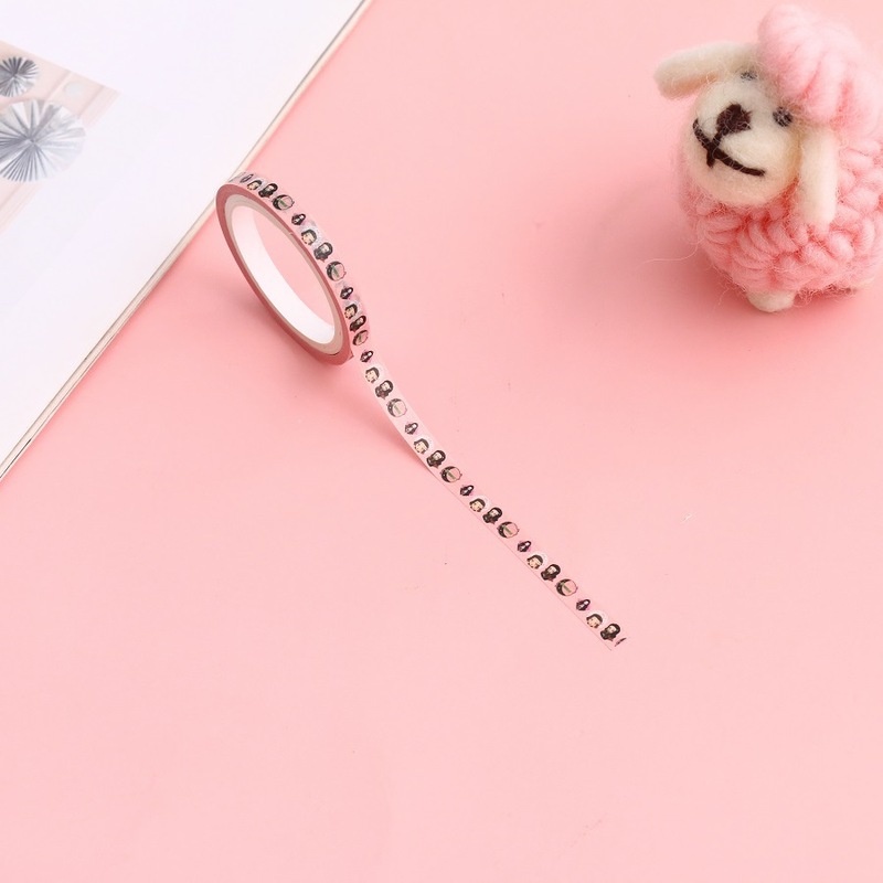 Cuộn Băng Keo 0.5cm Họa Tiết Hoạt Hình Demon Slayer Nhiều Màu Sắc DIY Kích Thước 0.5cm