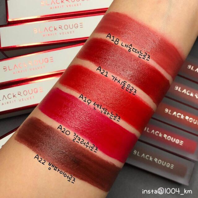 [Xã hàng ] Son Kem Lì BlackRouge Ver4 (A18,A19,A20,A21,A22) Siêu đẹp (Chính hãng) | BigBuy360 - bigbuy360.vn
