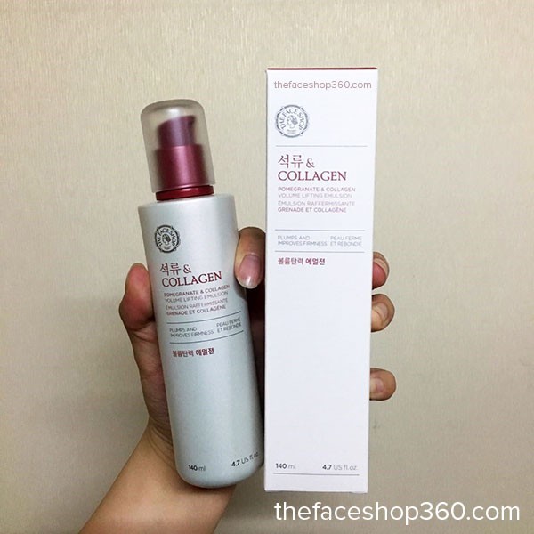 Nước Hoa Hồng Săn Chắc Da Và Chống Lão Hóa The Face Shop Pomegranate And Collagen Volume Lifting Toner 160ml