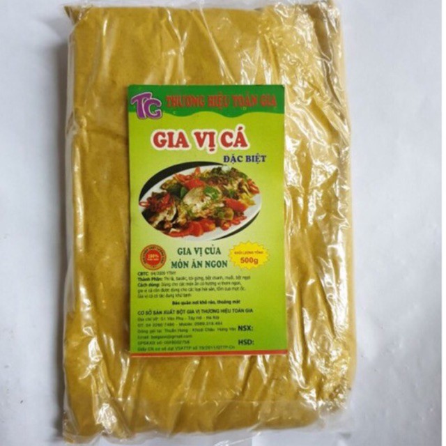 bột gia vị cá gói 500gr