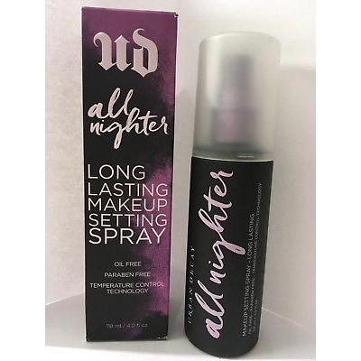 XỊT GIỮ MAKE UP KIỀM DẦU URBAN ALL NIGHTER LONG LASTING MAKEUP SETTING SPRAY 118ML