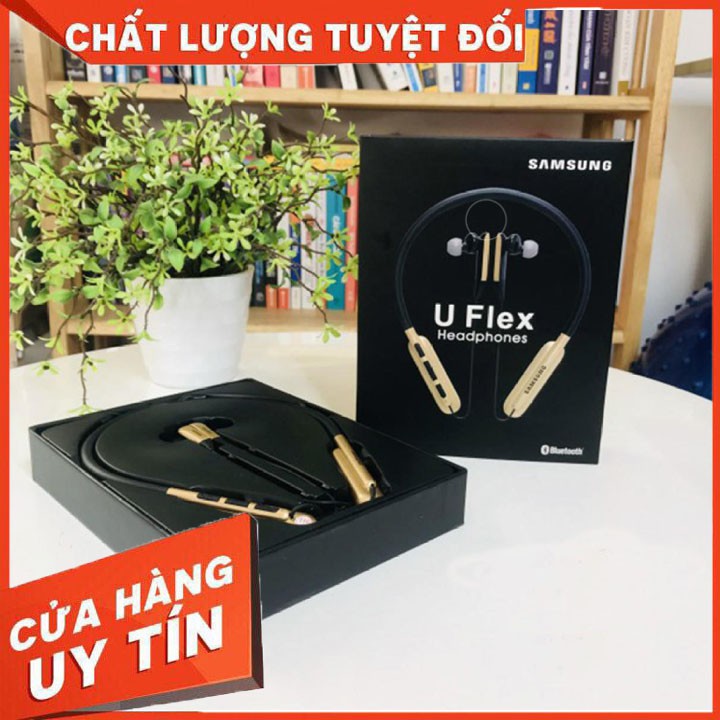 Tai Nghe Bluetooth SAMSUNG U Flex Không Dây Đeo Cổ Có Micro Thể Thao Chống Rơi Cao Cấp Pin Tai Nghe Hay Bảo Hành 1 Đổi 1