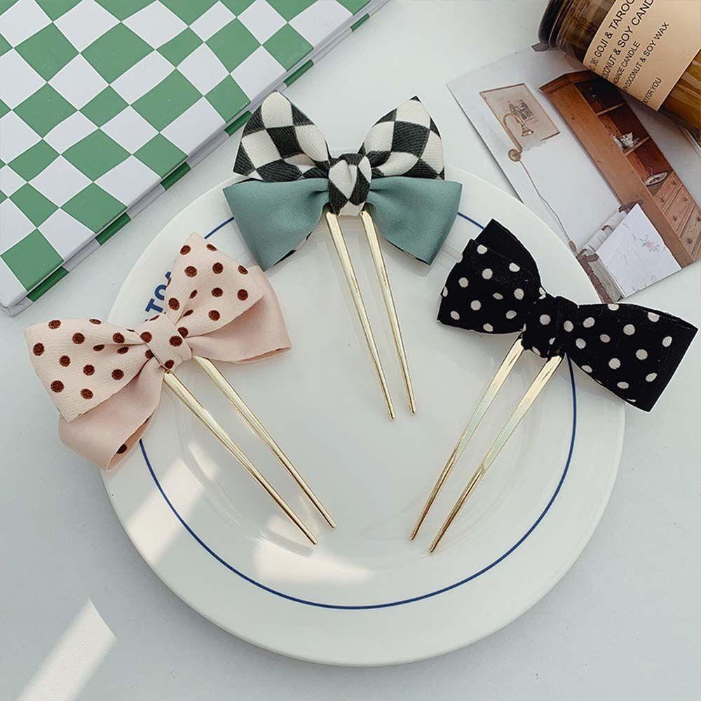 Trâm Cài Tóc Niken Họa Tiết Chấm Bi Dễ Thương Thời Trang Cho Bạn Gái