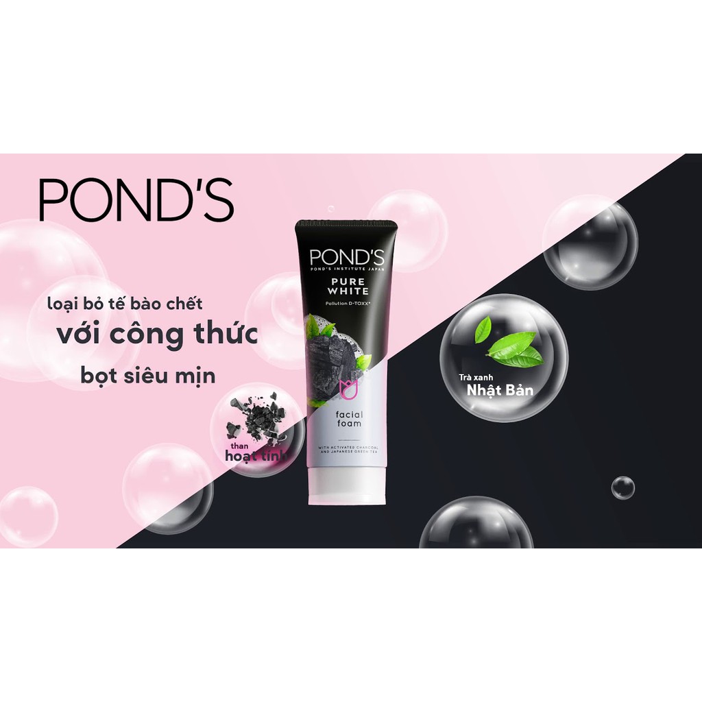 SỮA RỬA MẶT BÙN KHOÁNG POND'S ĐEN 50G