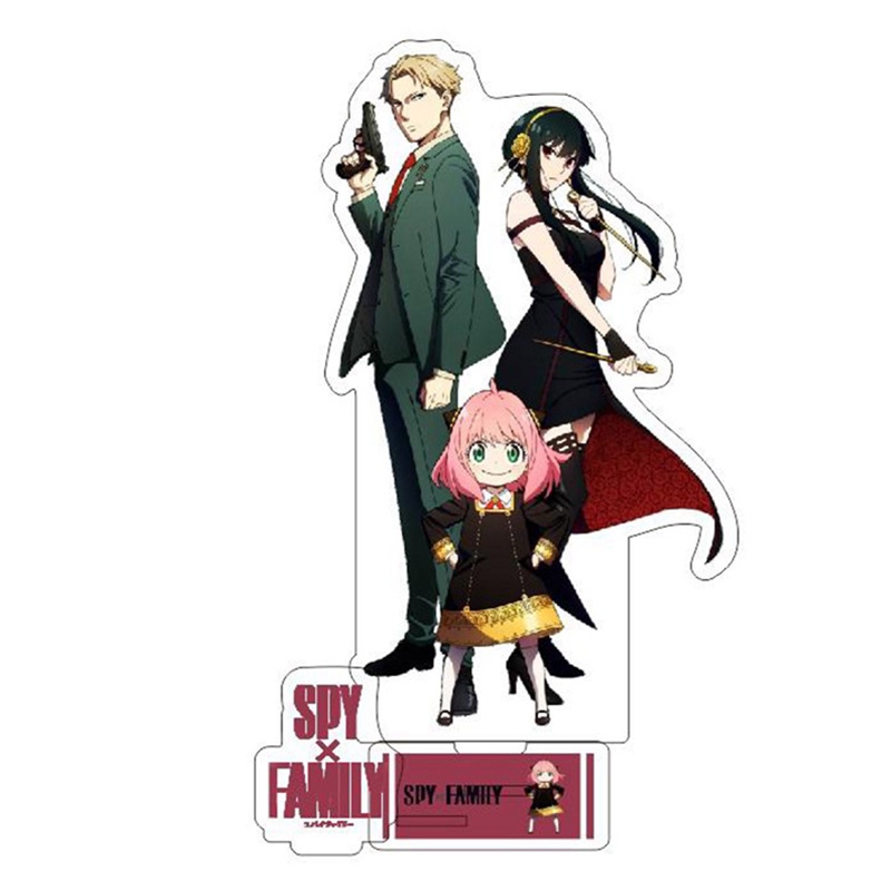 Mô Hình Nhân Vật Phim Anime Spy X Family Bằng Acrylic Có Giá Đỡ Độc Đáo Dùng Làm Quà Tặng Sinh Nhật