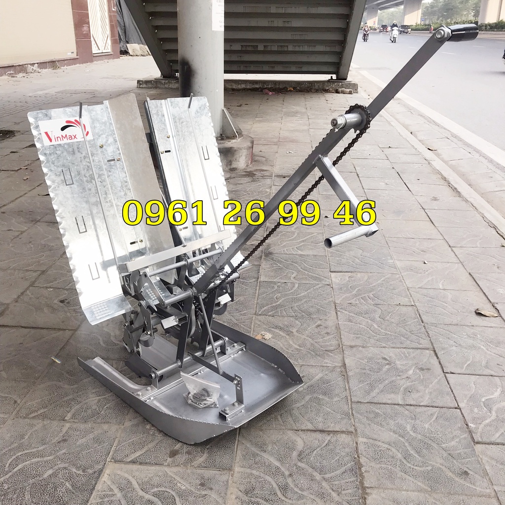 Máy cấy lúa mạ nhổ kéo tay loại 2 hàng