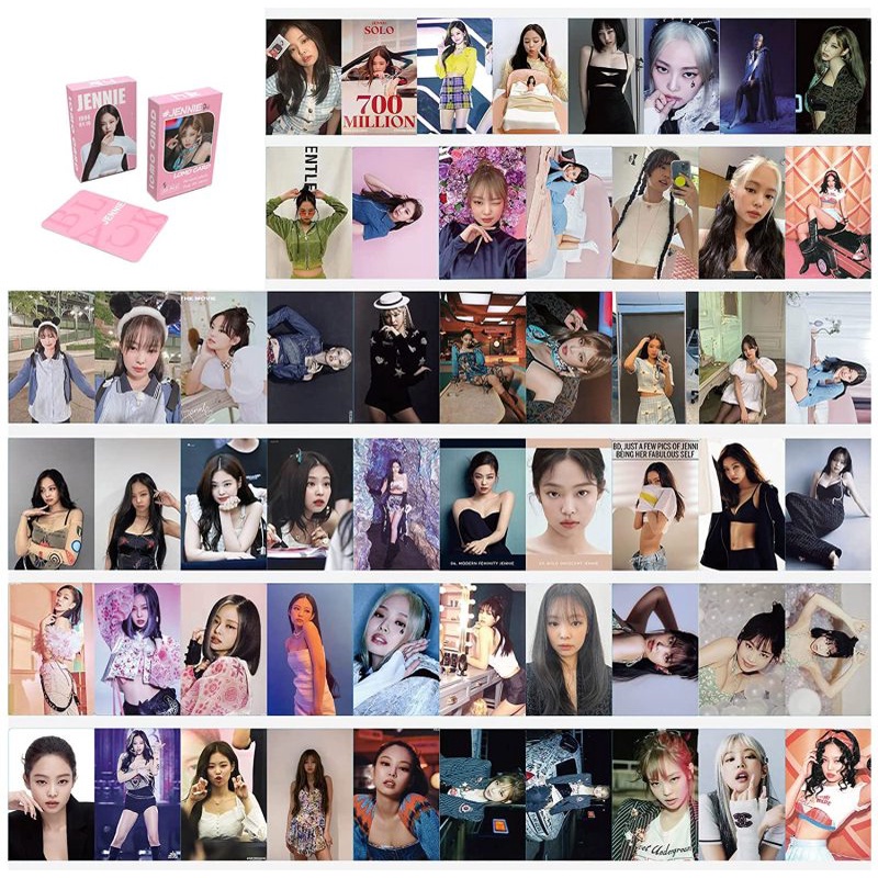 Set 55 Thẻ Ảnh Jennie Kim Jennie Dùng Làm Quà Tặng Cho Bé Gái