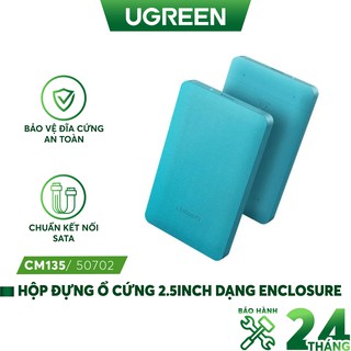 Hộp đựng ổ đĩa cứng 2.5 inch dạng Enclosure, chuẩn SATA UGREEN CM135 50702