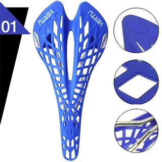 【New High Quality】Ultralight Plastic Bike Saddle Ergonomic Shock Absorption