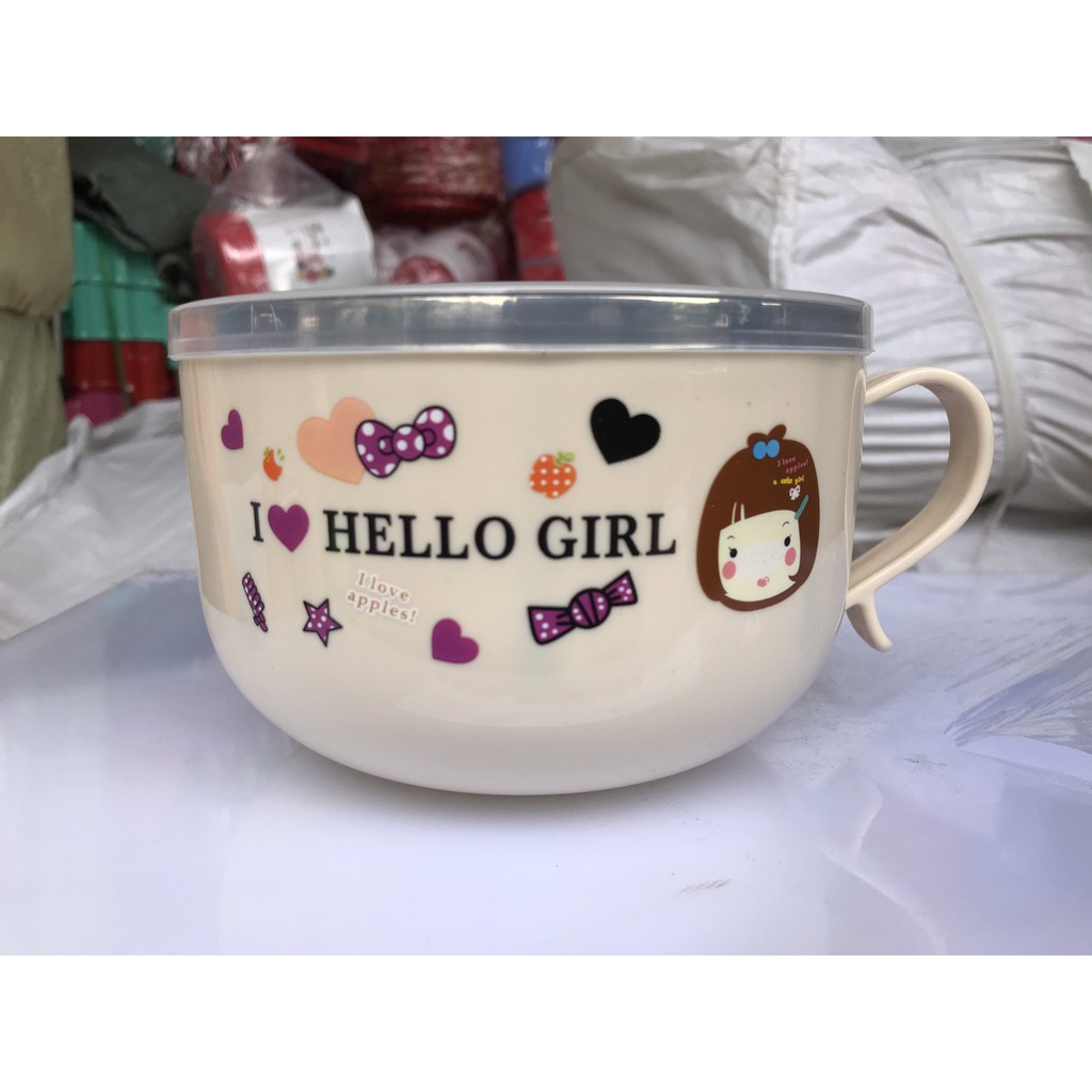 Ca Mì Inox 💖𝑭𝑹𝑬𝑬𝑺𝑯𝑰𝑷💖 Bát ăn dặm inox giữ nhiệt, có nắp, An toàn cho bé