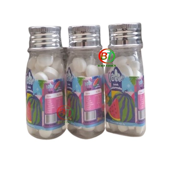 (5 vị) Kẹo ngậm the Icee hương trái cây hộp 23g