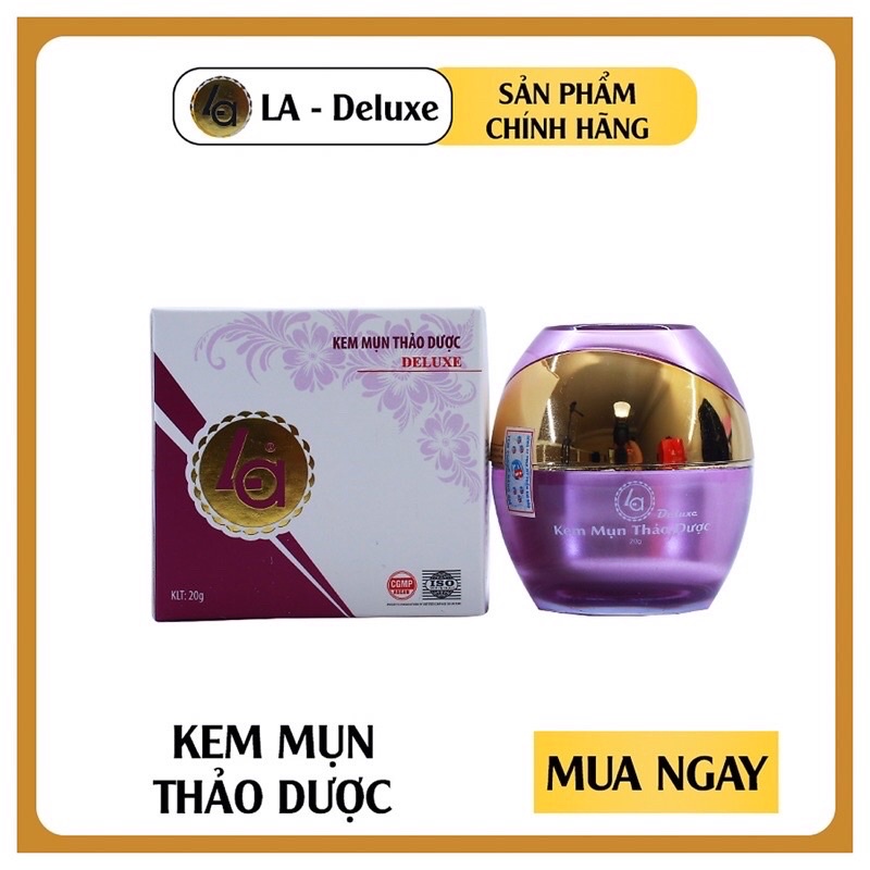 Kem Ngừa Mụn Trắng Da Thảo Dược Deluxe LA 20g