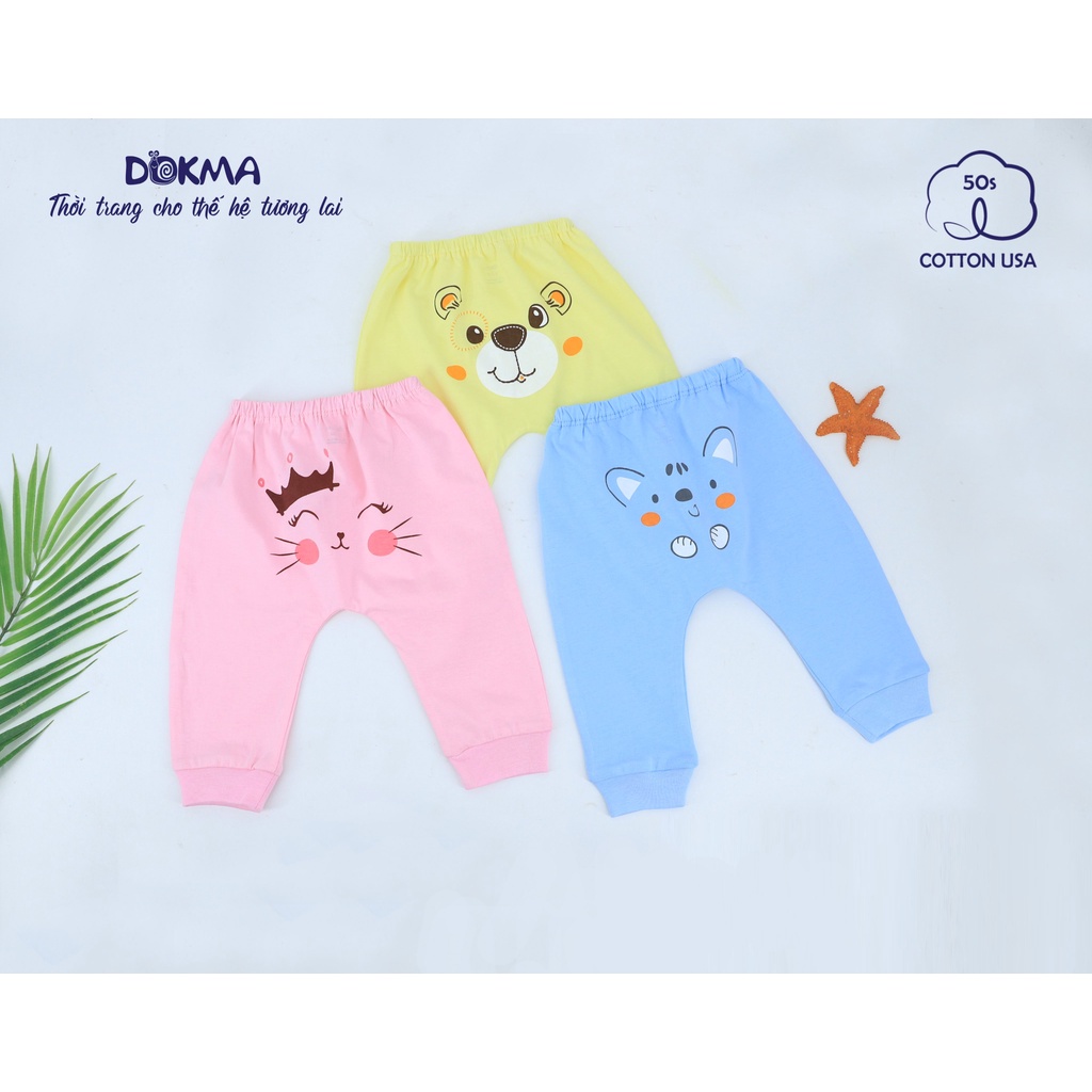 DQ622N Quần dài mông thú ss Dokma (3-24M)