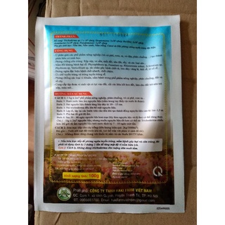 CHẾ PHẨM TRICHODERMA 20 TỶ BÀO TỬ NẤM GÓI 100GR