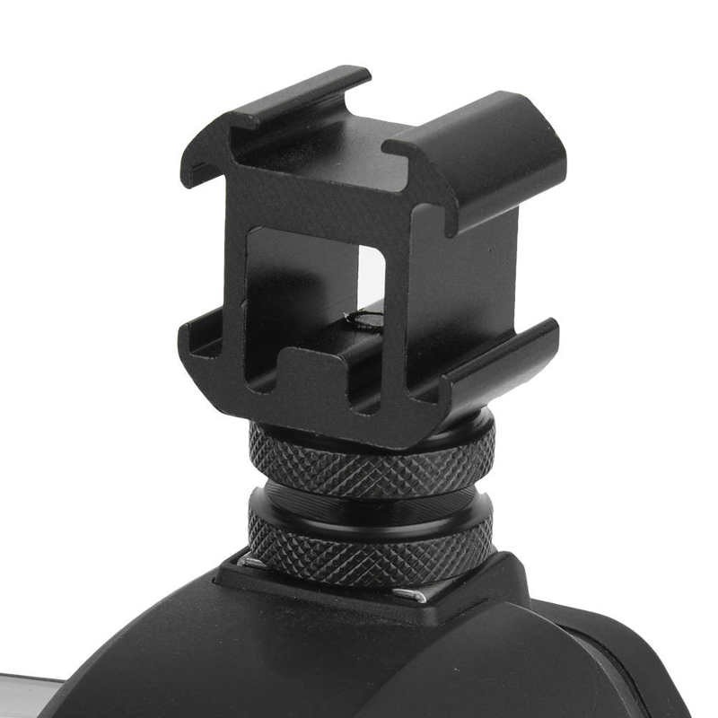 Adapter cho hotshoe máy ảnh hỗ trợ gắn đèn led/ micro