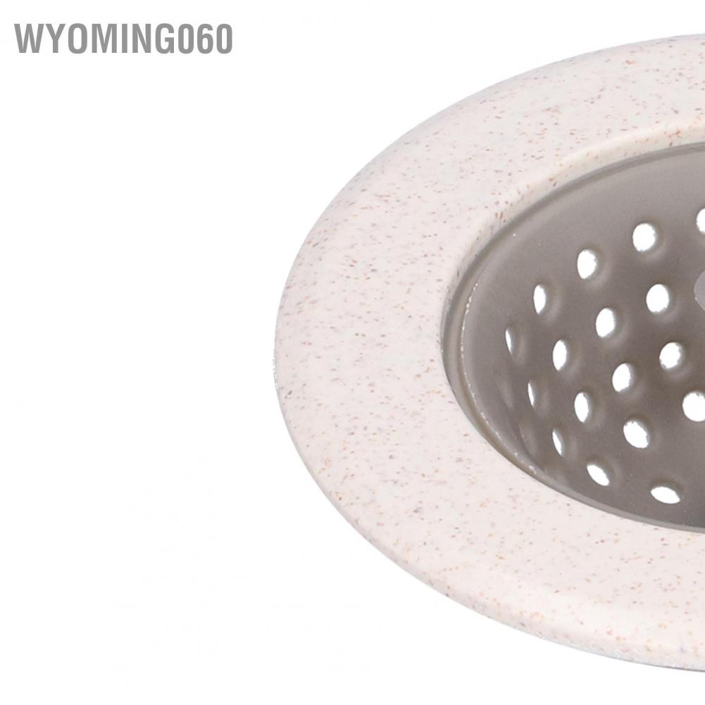 Wyoming060 Kitchen Sink Drain Filter Silicone Anti‑Clogging Floor Strainer Hair Catcher for Home
