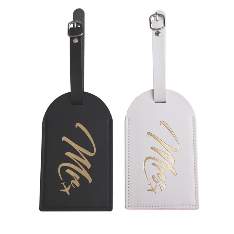 Thẻ Tên Gắn Hành Lý In Chữ Mr Mrs