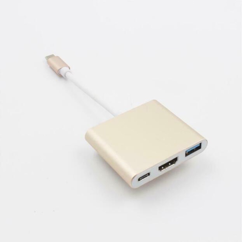 Bộ Chuyển Đổi Hub Sạc Usb 3.0 Type-C Sang 4k Hdmi 0610 Cho Macbook