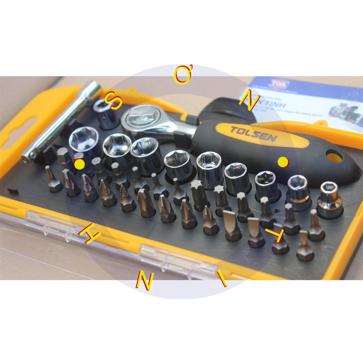 Bộ Mũi Vít Tolsen 20035 38 chi tiết