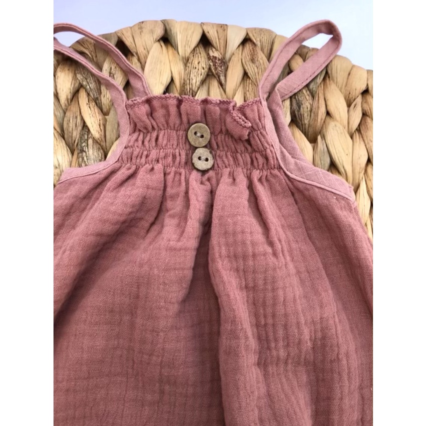 Bodysuit cho bé sơ sinh 6 tháng đến 2 tuổi BABY112 phong cách hàn quốc giá rẻ chất liệu muslin thoáng mát mềm mịn BD001