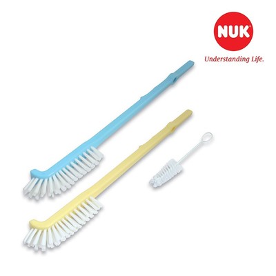 Bộ chổi cọ bình sữa và núm ti NUK Deluxe làm sạch hiệu quả phù hợp nhiều loại bình sữa núm ti