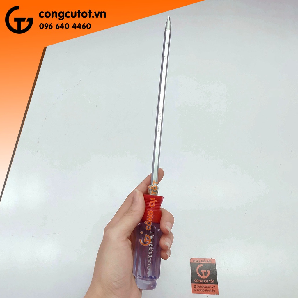 Tô vít 2 đầu cán trong Ø6x200mm LIWIN