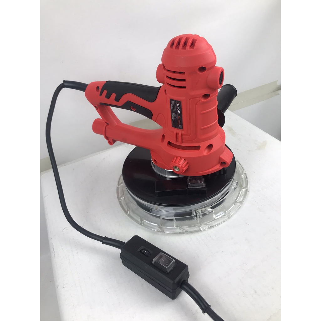 MÁY CHÀ TƯỜNG CÓ ĐÈN LED Chà tường chính hãng Etop MOD1610 công suất 1350w, đĩa mài 180mm,đèn led siêu sáng